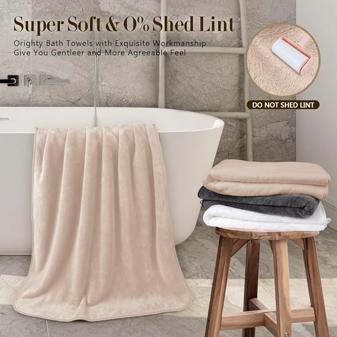 Orighty Microfiber Bath Towels Pack of 4 - Image 2