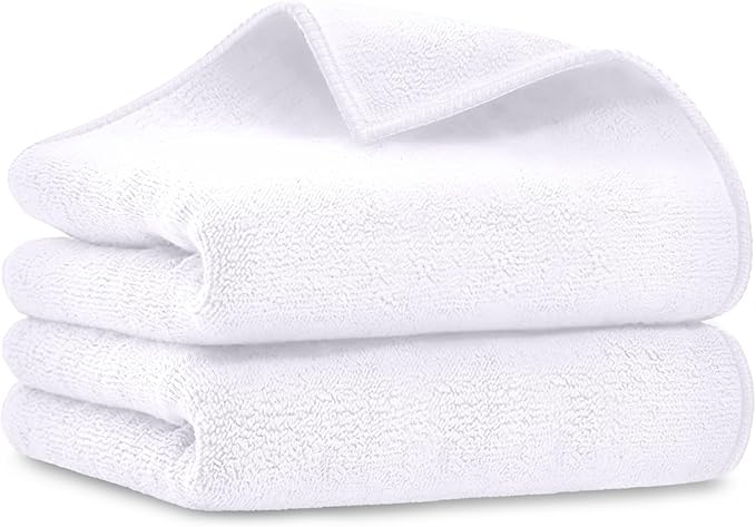 UNIMADE Salon Towels 2 Pack, Super Soft Microfiber Hand Towel, Highly Absorbent by Unimade
