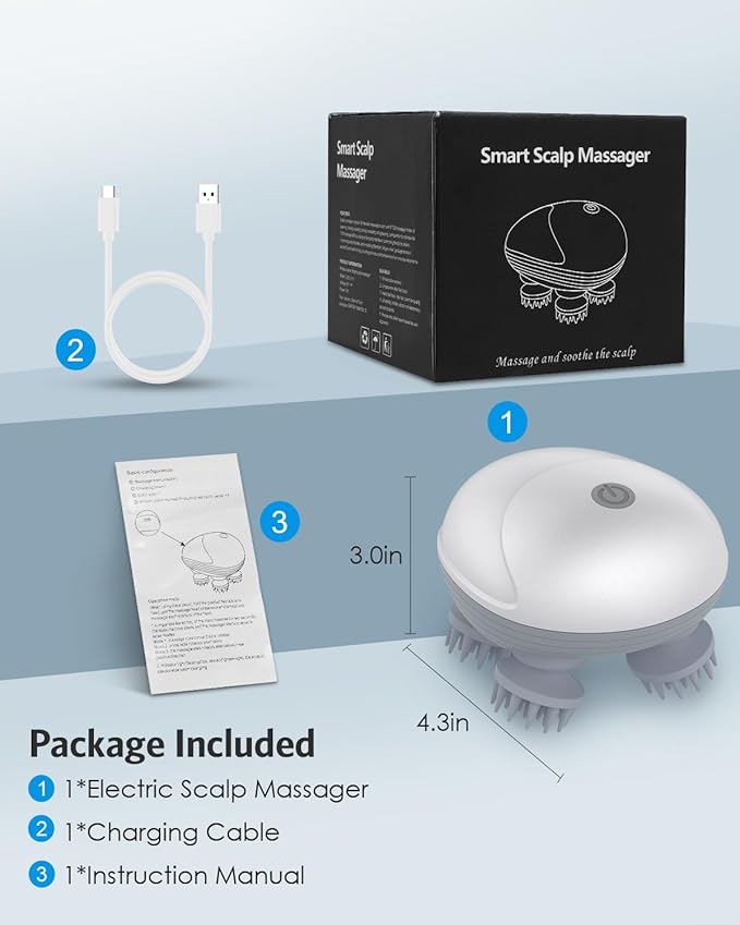 Cat Massager, Electric Scalp Massager, Head Massager - Image 8
