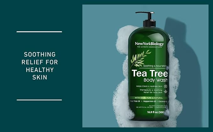 New York Biology Tea Tree Body Wash - Image 4