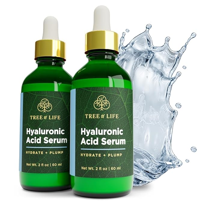 Tree of Life Beauty Hyaluronic Acid Serum, Skin Brightening Face Oil by TreeofLifeBeauty