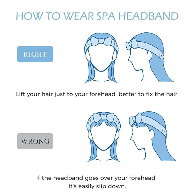 Fmeida Skincare Headband, Spa Headband - Image 5