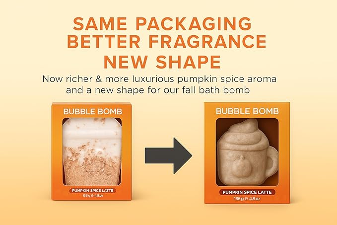 Pumpkin Spice Latte Bath Bomb for Women & Girls – Luxury Fall Bath Bombs - Image 8