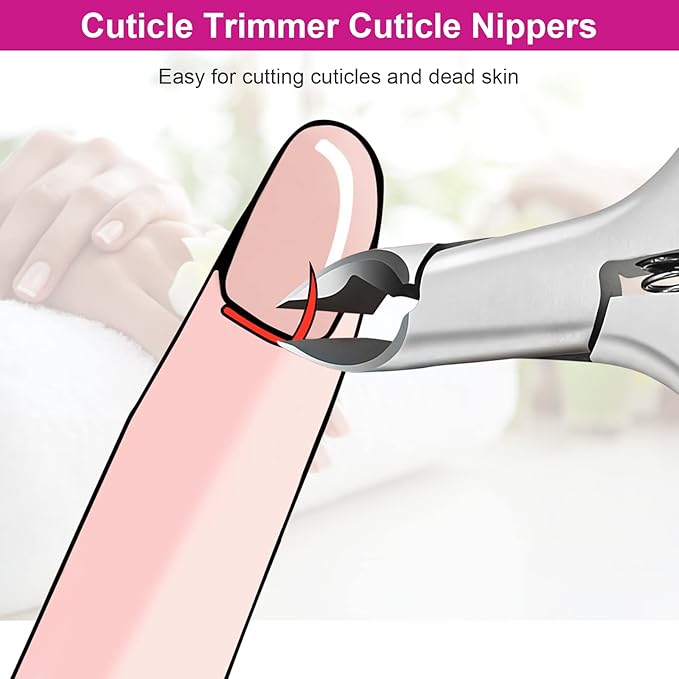 CGBE Cuticle Clipper Professional Cuticle Trimmer Remover Tools, Non-slip - Image 5