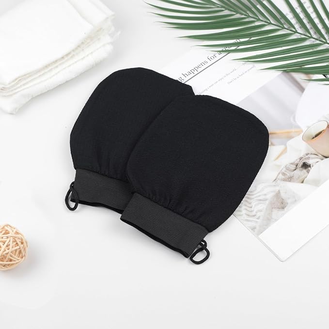 2-Pack Hemp Bath Gloves – Natural Shower Mitts - Image 7