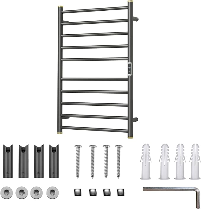Electric Towel Warmer Rack, Heating Towel Warmer, Timer & Temperature Control - Image 7