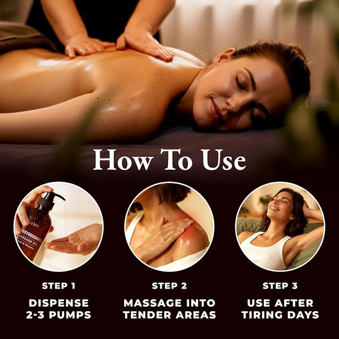 Gya Labs Destressing Massage Oil - Image 4