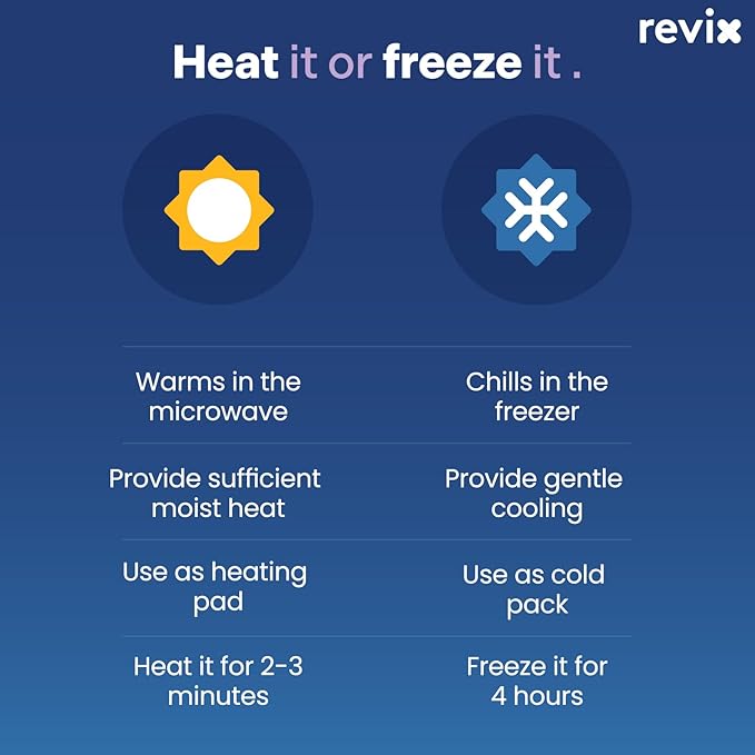 REVIX Microwave Heating Pad for Neck Shoulders and Back - Image 5