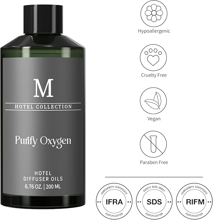 Hotel Collection Diffuser Oil- Purify Oxygen, 6.76 Fl Oz, Home Luxury Aroma & - Image 2