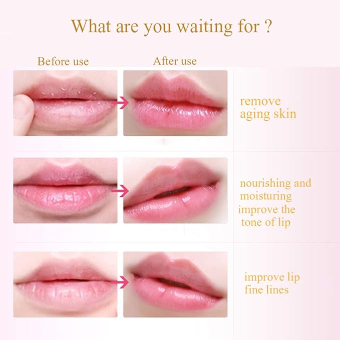 Lip Mask Patches, Moisturizing Anti-Wrinkle Anti-Aging Firm Hydrate Lips - Image 5