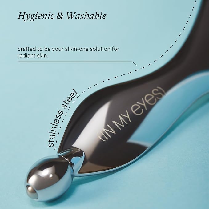 In My Eyes Gua Sha Tool for Face & Eye, Stainless Steel Gua Sha Facial Massager - Image 6