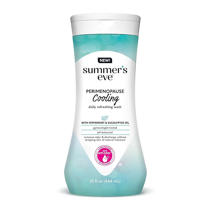 Summer's Eve Perimenopause Cooling Wash, Cooling pH-Balanced Formua by SummersEve