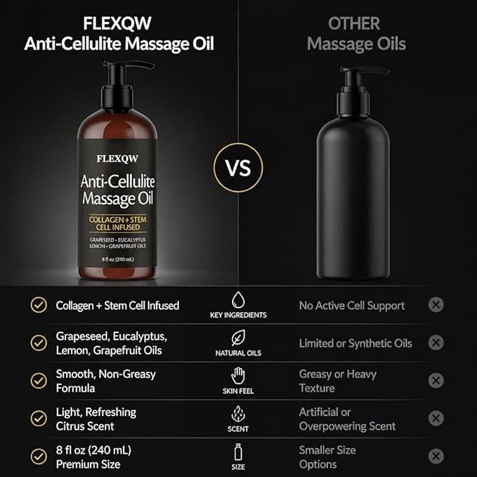 Anti-CelluliteMassage Oil Relieve Muscle Pain, and Improve the Appearance of - Image 5