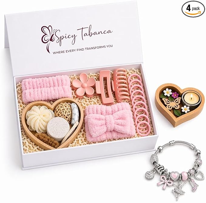 Ultimate 25-Piece Spa Gift Set for Women, Mother’s Day Gift for Mom, Self Care by SpicyTabanca
