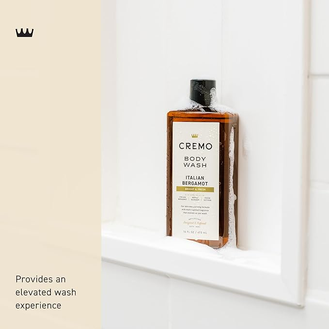 Cremo Body Wash for Men, Rich-Lathering Italian Bergamot, 16 Fl Oz - Image 6