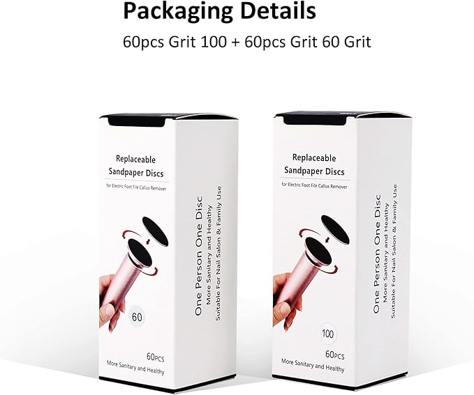 120pcs Replaceable Sandpaper Refill Discs - Image 6