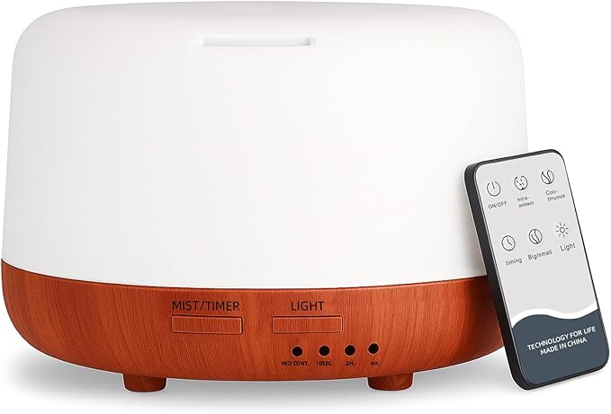 Marchred 300ML Essential Oil Diffuser, Small Aromatherapy Diffuser by Marchred