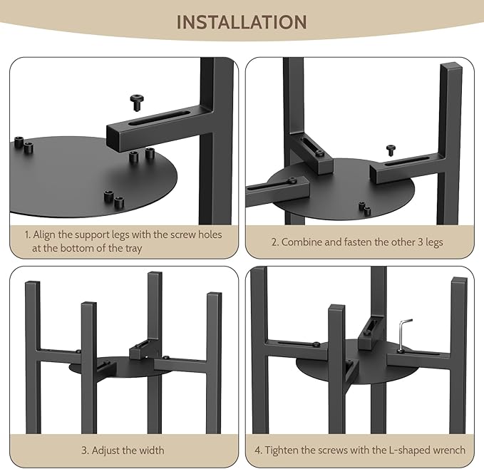 Keenray Metal Adjustable Stand for Towel Warmers, Heavy Duty Stand - Image 7