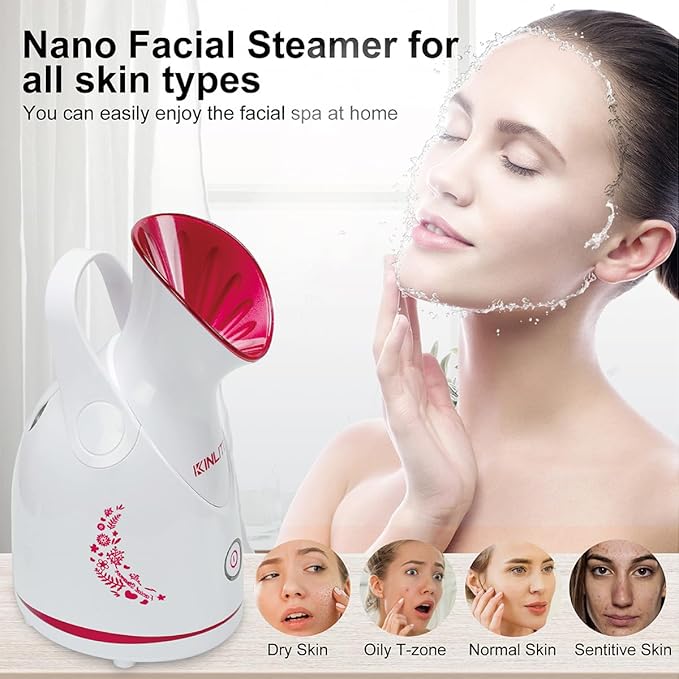 KINLITO Facial Steamer Ionic Face Steamer - Image 2
