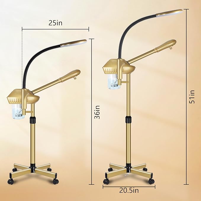 Professional Facial Steamer Adjustable Height and Angle, Face Steamer Clean - Image 4