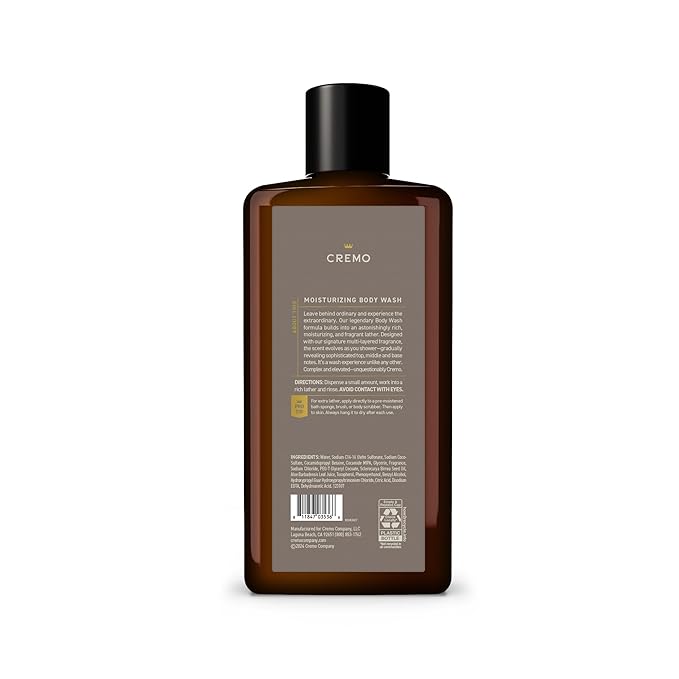 Cremo Body Wash for Men, Rich-Lathering Vintage Suede, 16 Fl Oz - Image 7