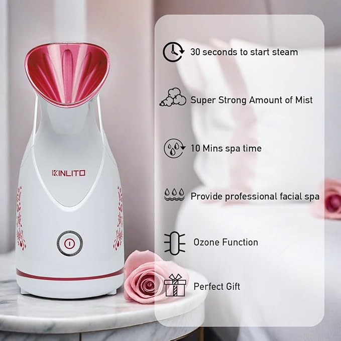 KINLITO Facial Steamer Ionic Face Steamer - Image 5