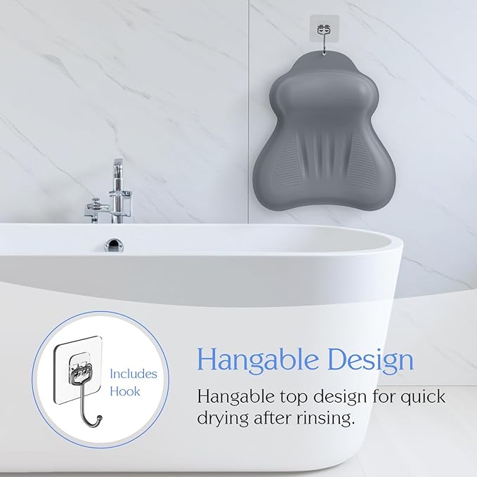 Silicone Bath Pillow, New Material Bath Pillows - Image 8