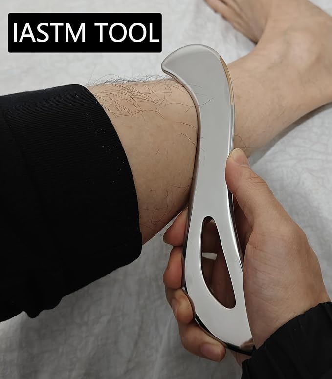 Professional Muscle Scraper Tool Set, 4-Piece Stainless Steel IASTM Tools - Image 4