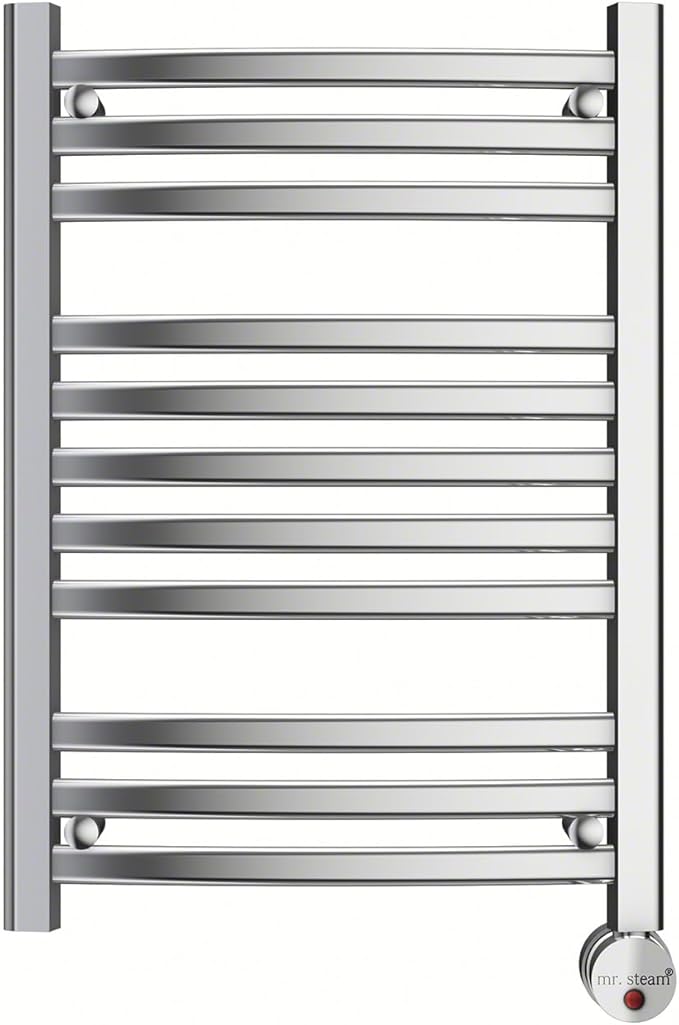 Mr Steam W228TPC Polished Chrome W228 11-Bar Wall Mounted Electric Towel Warmer - Image 2