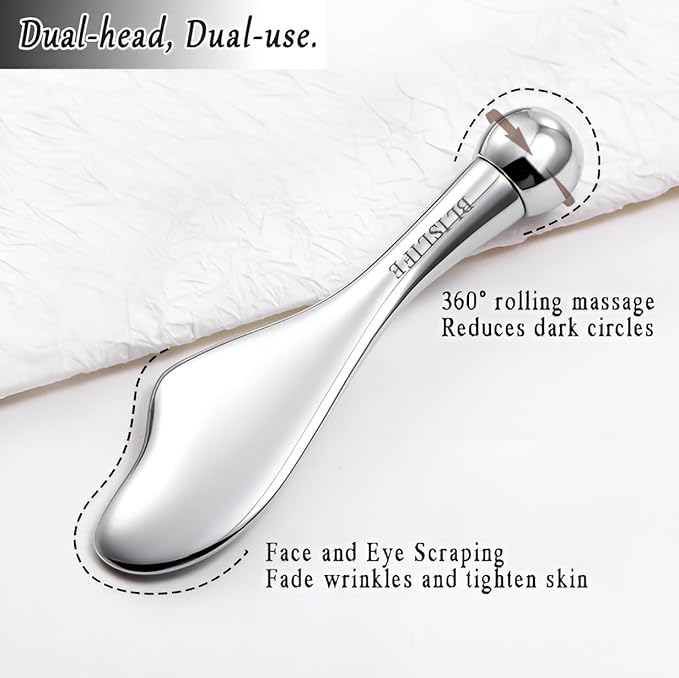 Mini Eye Care Stick, Facial Roller to Eliminate Eye Puffiness, Lighten Wrinkles - Image 3
