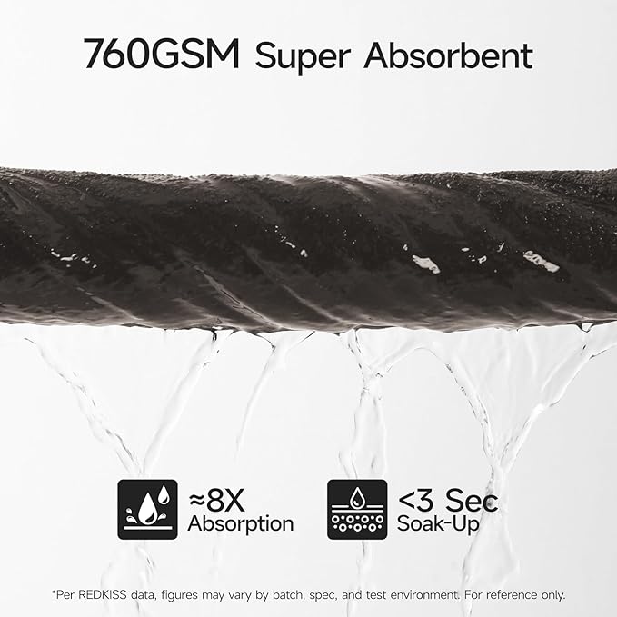 REDKISS 2 Pack 70"x35" Extra Large Bath Sheets - Image 4