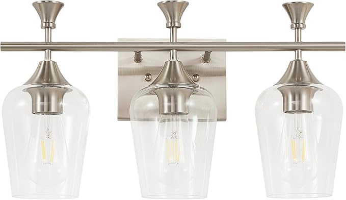 Bathroom Light Fixtures, Brushed Nickel Vanity Lights by BringBrightnesstoYourLife