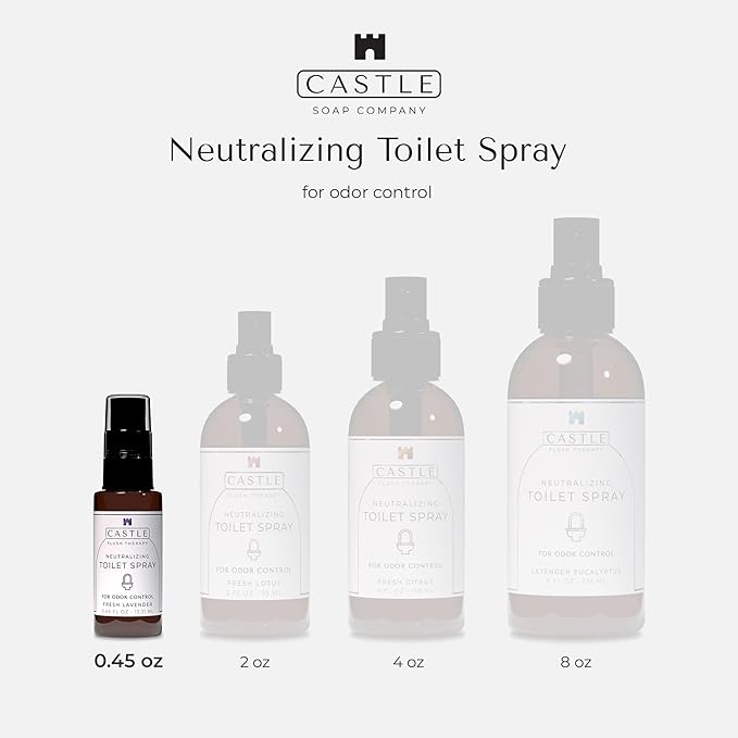 Castle Flush Therapy Neutralizing Toilet Spray | Odor Control: Mist Over the - Image 5