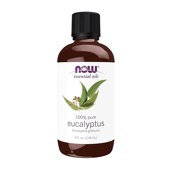 NOW Essential Oils, Eucalyptus Oil, Clarifying Aromatherapy Scent, Steam by NOW