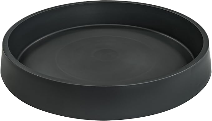 Plant Saucer Tray for Ceramic Plastic Pots, 8 inch Plant Saucers for Indoors by Bleuhome