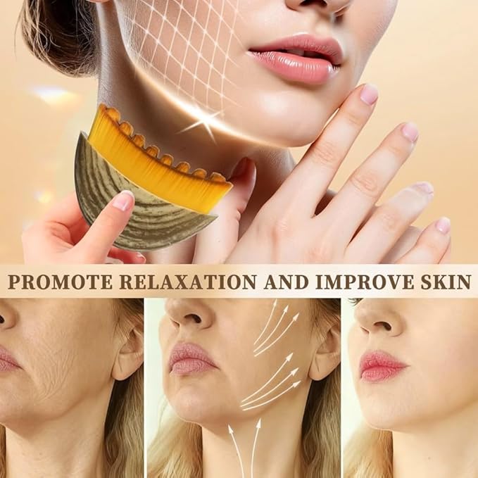 New Lymphatic Contour Face Brush, Manual Lymphatic Drainage Massager, - Image 10