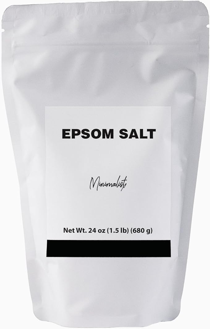 Minimalist Epsom Salt, Magnesium Sulfate, Packaged by Minimalist