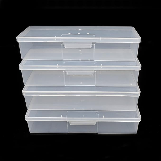 Lokyango Clear Manicure Tool Box, Personal Nail Box Storage Case - Image 7
