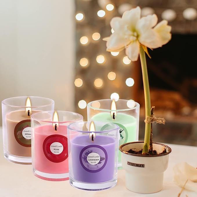 WPONSZU 40pack Scented Candles Gift, Natural Soy Wax Jar Candles, Small - Image 5