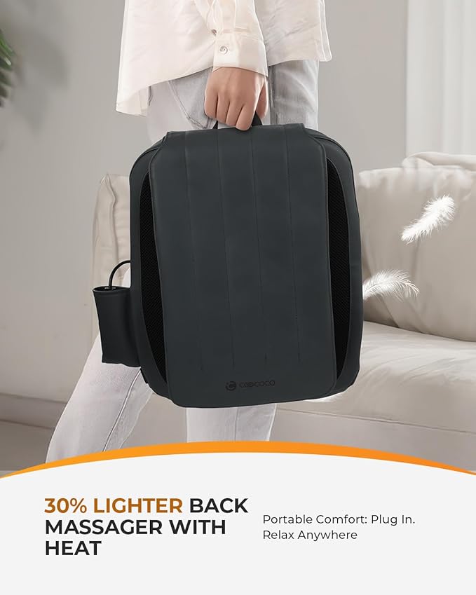 CooCoCo Shiatsu Back Massager for Pain Relief Deep Tissue, FSA Eligible - Image 8