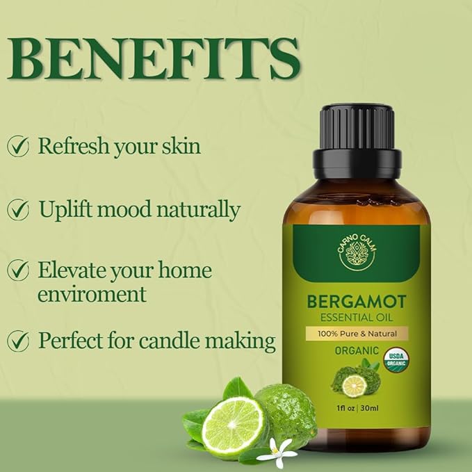 Bergamot Essential Oil | USDA Certified Organic Bergamot Oil | - Image 6