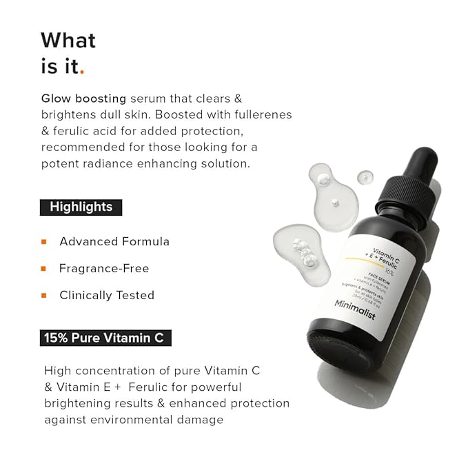 Minimalist Vitamin C+E+Ferulic Acid 16% Face Serum - Image 2