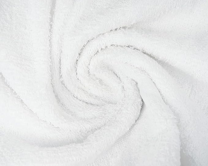 CH White Bath Towels Bulk Pack of 60 – Pure Cotton Lightweight & Absorbent - Image 4