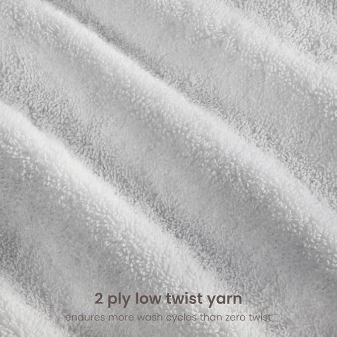 BIOWEAVES 100% Organic Cotton 6-Piece Luxury Bathroom Towels Set GOTS Certified - Image 5