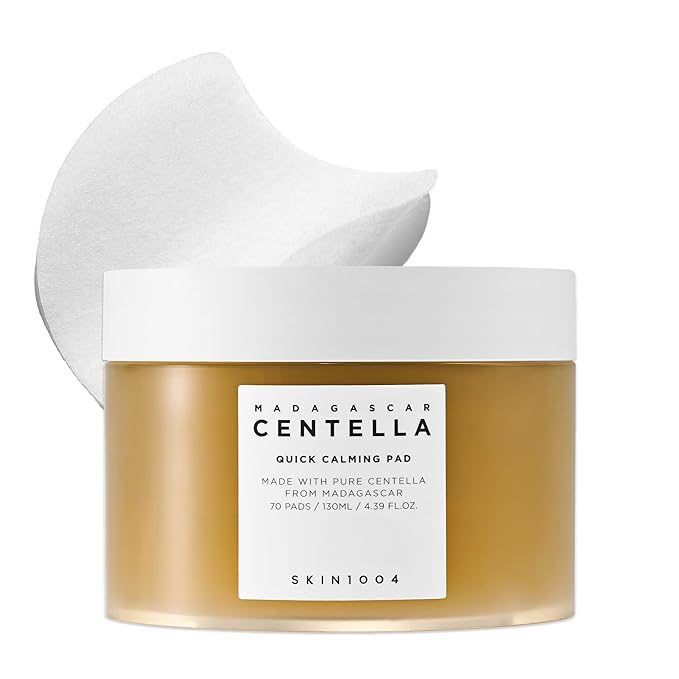SKIN1004 Centella Quick Calming Pad, 70 Pads, Korean Face Toner Pad by SKIN1004