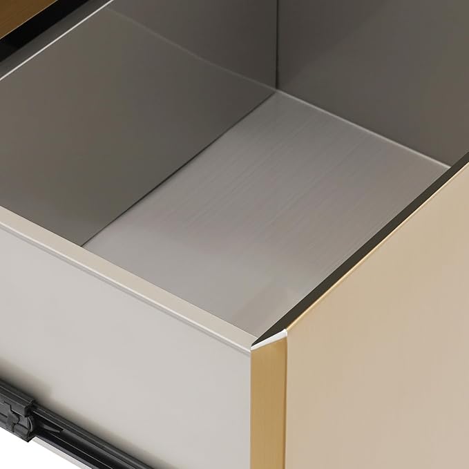 Stainless Steel Beauty Salon Storage Cabinet, 3-Drawer Rolling Styling Station - Image 2