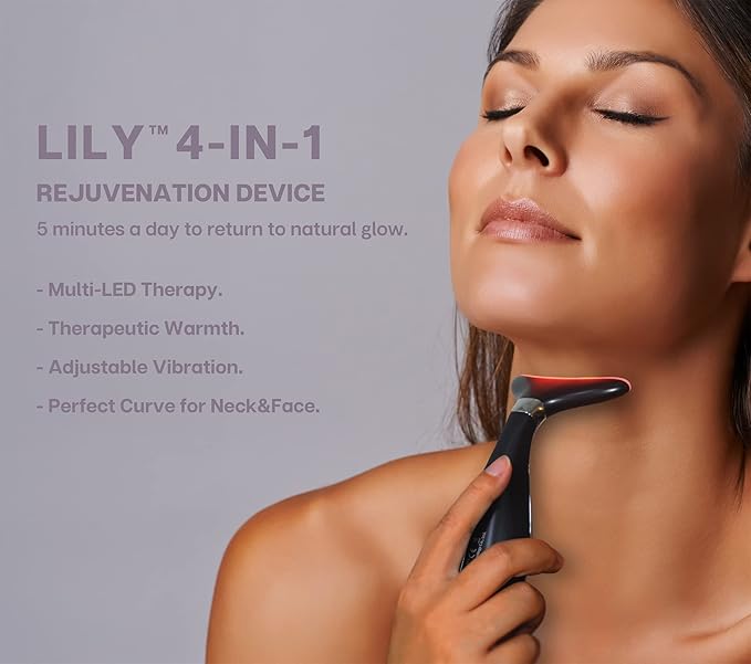 VRAIKO Lily Neck Face Massager, Face Sculpting Tool, Skin Rejuvenation Device - Image 3