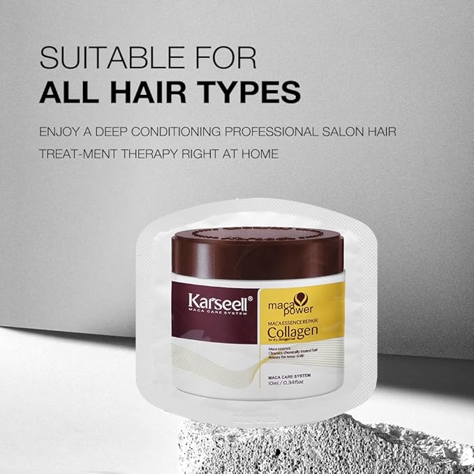 Karseell Collagen Hair Treatment Deep Repair Conditioning Argan Oil Collagen - Image 7