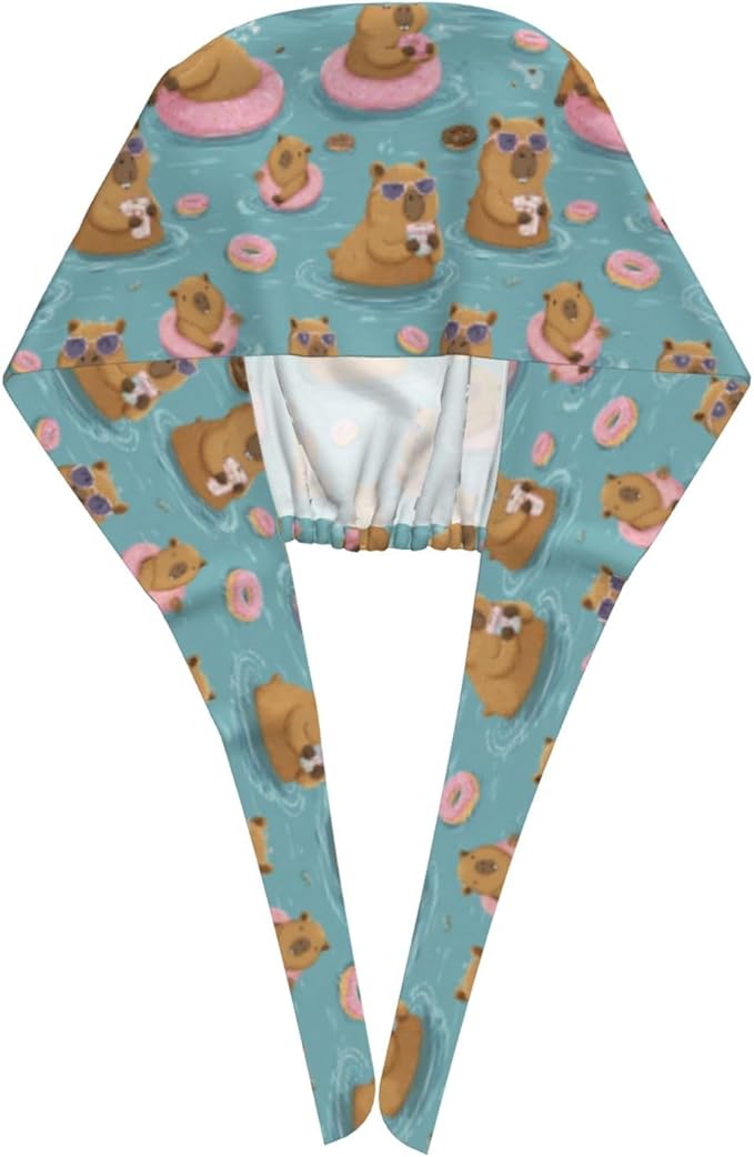Alligator Ice Cream Working Cap, Scrub Cap - Image 3