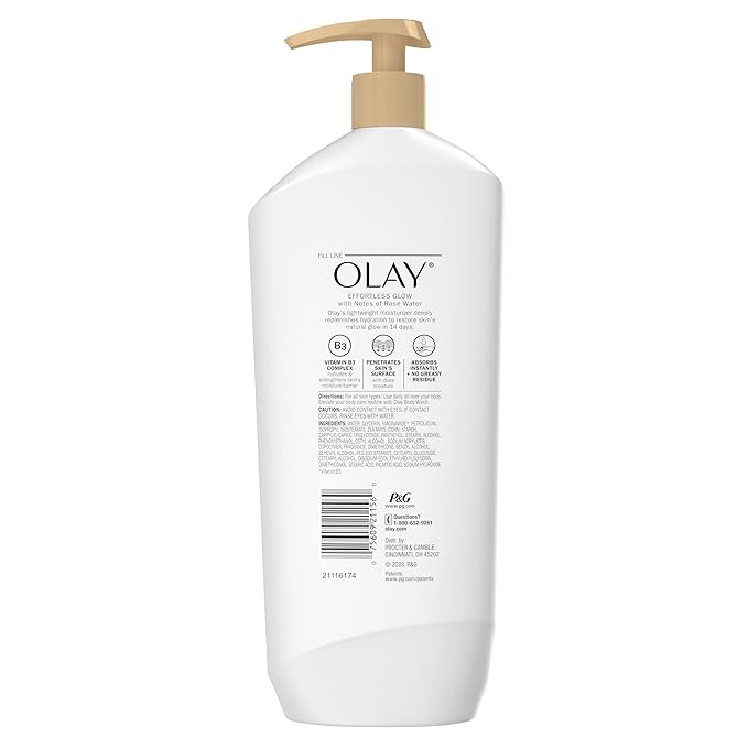 Olay Body Lotion for Women, Effortless Glow, Restore Natural Glow, 24hr - Image 7